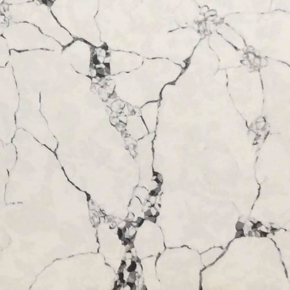 Super White quartz swatch